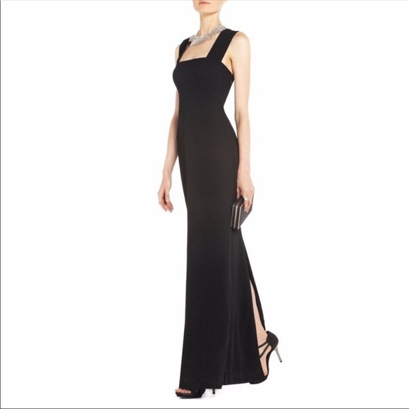 BCBGMaxazria Agata Black Gown - Picture 2 of 6